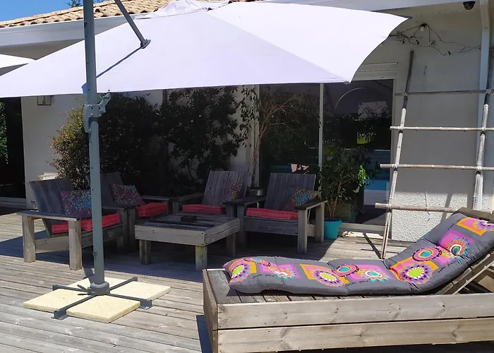 Villa Maison Avec Piscine Chauffee Entre Ocean Et Bassin *